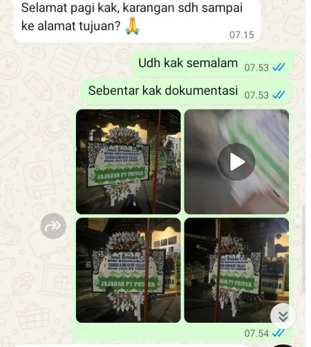 Pengiriman Papan Bunga Selamat Gereja Santo Yakobus Kelapa Gading