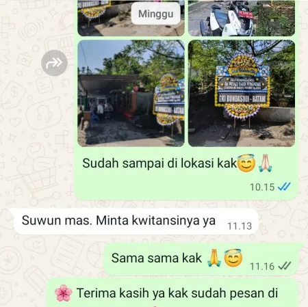 Pengiriman Papan Bunga Duka Gereja Santo Yakobus Kelapa Gading