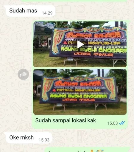 Pengiriman Papan Bunga Gereja Santo Yakobus Kelapa Gading