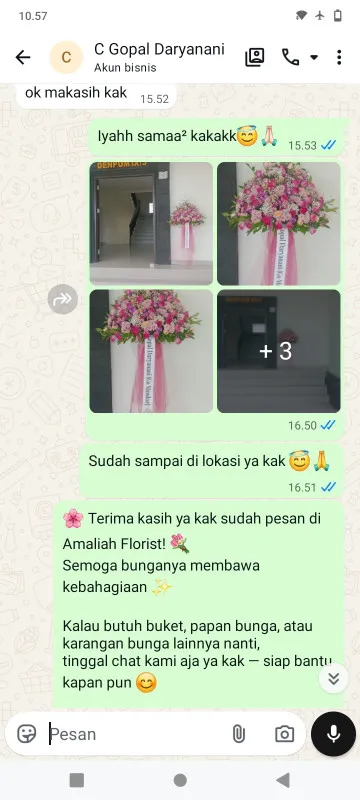 Pengiriman Karangan Bunga Gereja Santo Yakobus Kelapa Gading