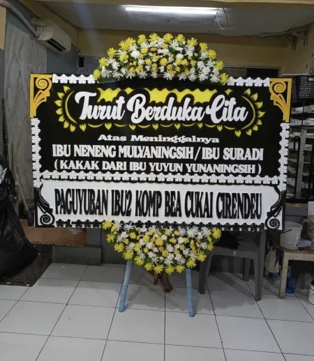 Papan Bunga Duka Gereja Santo Yakobus Kelapa Gading