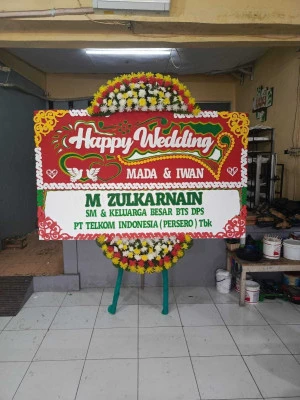 Papan Bunga di Gereja Santo Yakobus Kelapa Gading