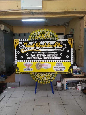 Papan Bunga di Gereja Santo Yakobus Kelapa Gading