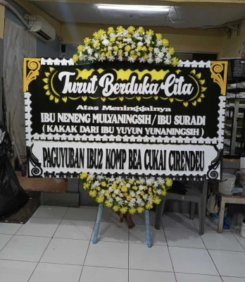 Papan Bunga di Gereja Santo Yakobus Kelapa Gading